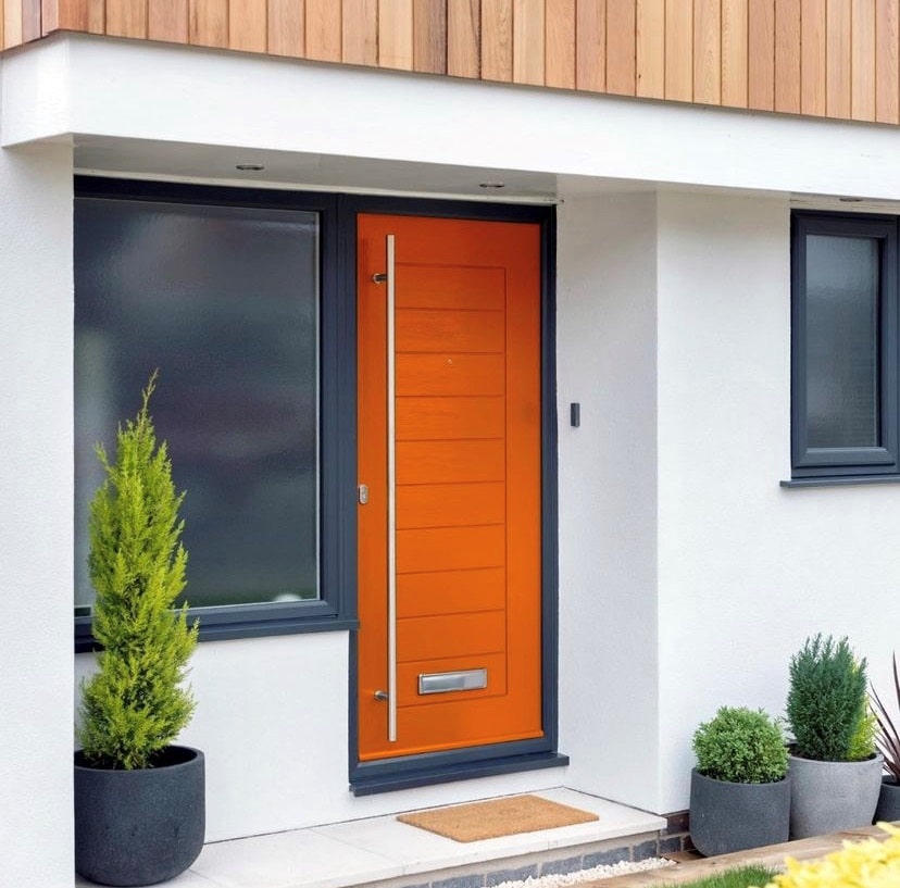 Entrance Composite Door Apollo in Florida Orange