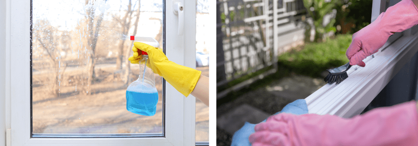 clean upvc windows